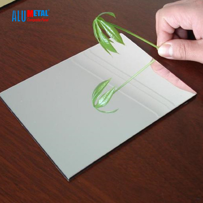 Il centro spesso composito di alluminio dell'HDPE dello strato 0.5mm del pannello dello specchio a prova di fuoco B1