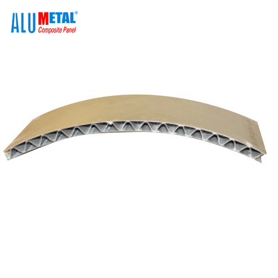 il pannello composito ondulato di alluminio B1 A2 di 1200mm rende incombustibile