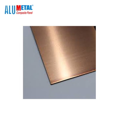 rivestimento anodizzato rivestimento composito di rame dell'alluminio del pannello del metallo del panino di 3mm