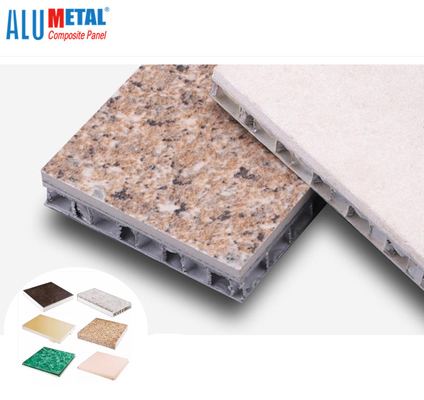 Marinaio composito di alluminio nano del pannello di pietra a prova di fuoco 6mm del favo