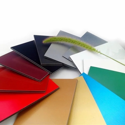 pannello composito di alluminio Matte Aluminum Composite Plate lucido del PE di 2mm 4mm