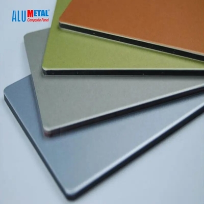 Prodotti compositi di alluminio d'argento della facciata del pannello di Alumetal PVDF ACP