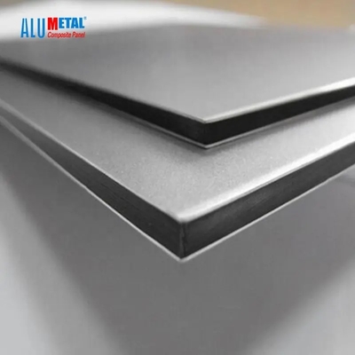 Prodotti compositi di alluminio d'argento della facciata del pannello di Alumetal PVDF ACP