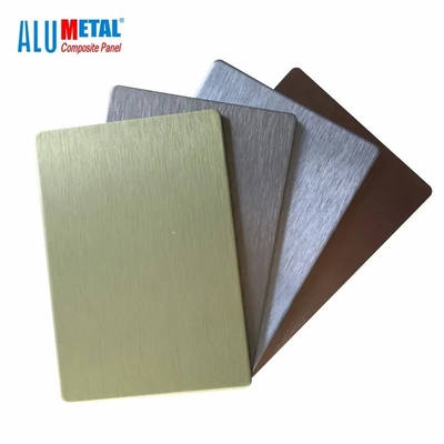 Alumetal ha spazzolato la parete interna Matte Color d'incorniciatura decorativo dei materiali da costruzione ACP