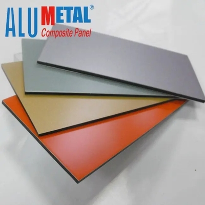 Pannello composito di alluminio dello strato 4x8 del rivestimento ACP di Alumetal 2mm 3mm 4mm 5mm 6mm ACM Alucobond per il pannello di parete