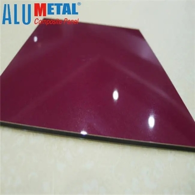 Pannello composito di alluminio dello strato 4x8 del rivestimento ACP di Alumetal 2mm 3mm 4mm 5mm 6mm ACM Alucobond per il pannello di parete