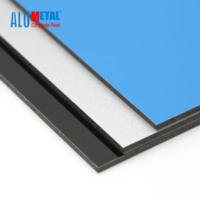 decorazione a prova di fuoco 1500mm della porta dello strato composito di alluminio del pannello ACP del PE del centro del LDPE di 4mm