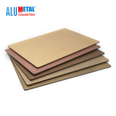 il metallo composito di alluminio 0.06mm di 600mm riveste lo strato di pannelli ACP per anti batterico della parete