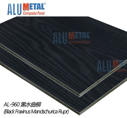 0.06mm hanno dipinto il pannello di alluminio rivestito 1250mm dello strato 4mm Acm dell'interno per la villa