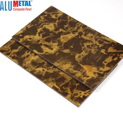 2440mm hanno anodizzato il pannello composito di alluminio di marmo ACP rivestono il piatto di alluminio 7mm bianco