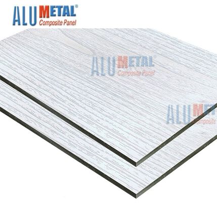 Pannello composito di alluminio 6mm del legame di legno rivestito NANO di 4000mm x di 1500