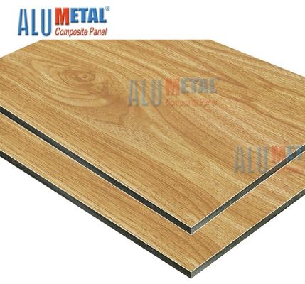 Pannello composito di alluminio 6mm del legame di legno rivestito NANO di 4000mm x di 1500