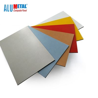 materiale da costruzione composito di alluminio antibatterico dello strato 1250mm del pannello ACP di 4mm PVDF