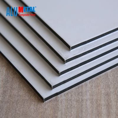 materiale da costruzione composito di alluminio antibatterico dello strato 1250mm del pannello ACP di 4mm PVDF