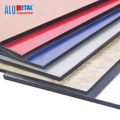 materiale da costruzione composito di alluminio antibatterico dello strato 1250mm del pannello ACP di 4mm PVDF