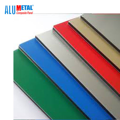strato composito di alluminio 5mm AA1100 del pannello di PVDF spazzolato 1220x2440mm