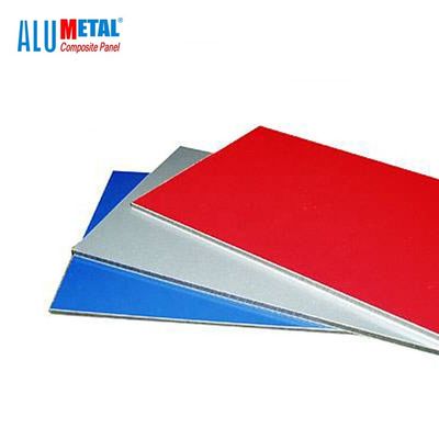 4mm PVDF hanno ricoperto il pannello composto di alluminio ISO9001 antibatterico del rivestimento della parete dello strato di 3003 leghe