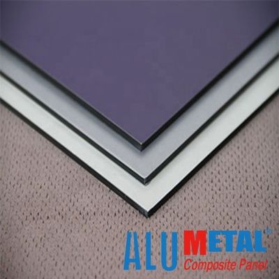pannello composito di alluminio del PE di 5800mm che stampa lo strato composito di alluminio nero ACP 2mm