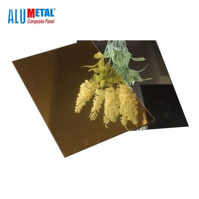 strato composito di alluminio stimato del pannello del fuoco di 2440mm 3mm per superficie anodizzata divisione