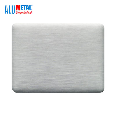 Lucentezza d'argento di alluminio del rivestimento 0.5mm 2440mm dello strato dello specchio ACP