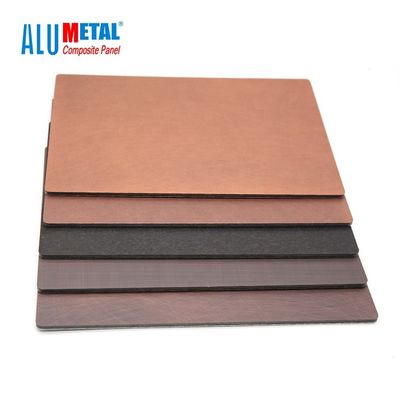 Pelle composita del pannello 1000mm 0.15mm del metallo di alluminio dell'antibatterico 4mm ACP