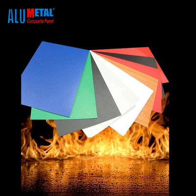 rivestimento composito di alluminio a prova di fuoco del metallo di esterno del pannello B1 di 4mm pannello 1250mm