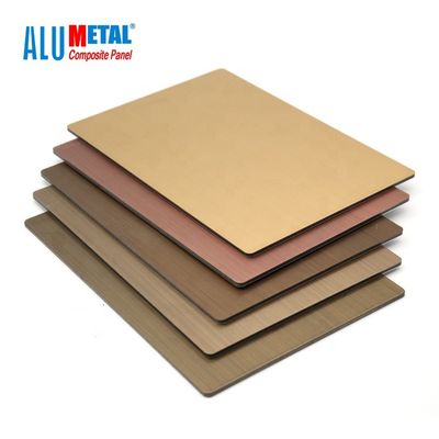 rame composito di alluminio d'acciaio 1250mm Nacreous del pannello di 3mm PVDF Acm