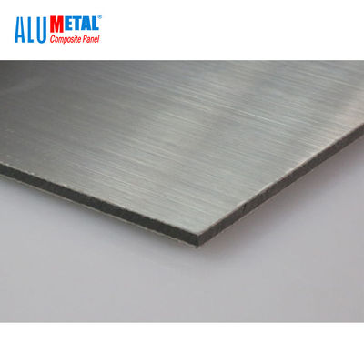 I pannelli di rivestimento compositi di alluminio decorativi del PE di 1000MM rivestono l'acciaio inossidabile 6mm FEVE