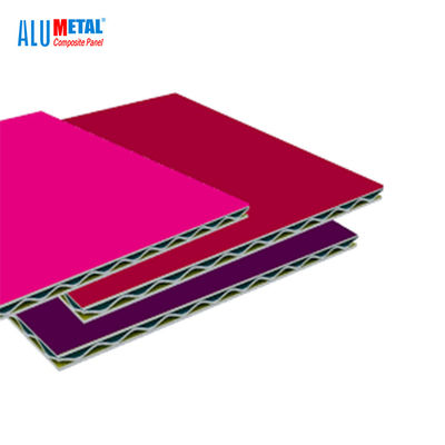 Il materiale ondulato di alluminio riveste il rivestimento di pannelli del rivestimento PVDF di 1220X2440MM ACP