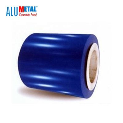 Il PVC ha ricoperto la bobina di alluminio rivestita Decoiling 200MM della disposizione 2600 millimetri per costruzione