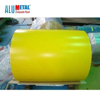 Il colore ha ricoperto 100mm ha preverniciato la bobina di alluminio H112 dello strato che perfora 2200mm