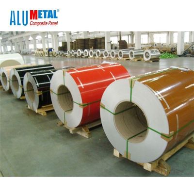 Lo strato di alluminio rivestito decorativo 6mm della bobina della lega 3003 riveste 1220mm x 2440 millimetri di pannelli H26