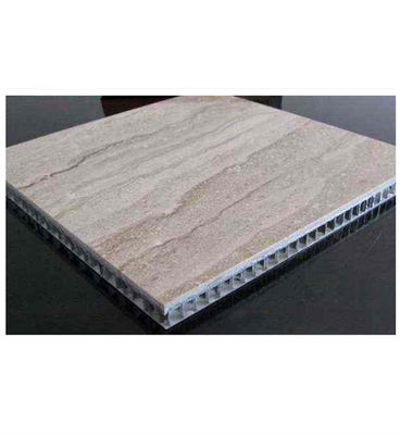 pannello composito di alluminio del favo di 25mm del pannello 4x8 0.12mm di rivestimento interno esteriore di pietra di legno