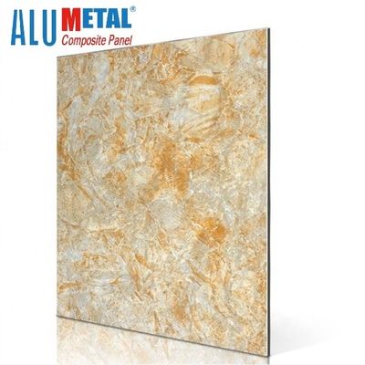 Elettricità statica composita di alluminio del pannello 0.05mm del marmo Nacreous di Crossbond anti 5800mm