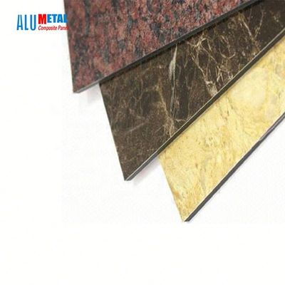 rivestimento composito di alluminio di marmo 1570mm dei pannelli di parete esterna del pannello di 5mm PVDF