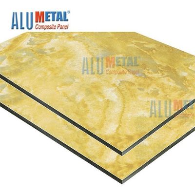 Elettricità statica composita di alluminio del pannello 0.05mm del marmo Nacreous di Crossbond anti 5800mm
