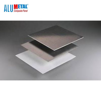 rivestimento composito di alluminio solido 1500mm dello strato del pannello H112 di 1.5mm