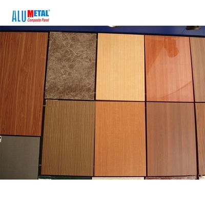 Il pannello composito di alluminio di legno della parete esterna 3mm ha riciclato