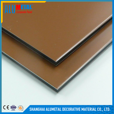 Pannelli composito di alluminio 2mm - 6mm di architettura PVDF per le costruzioni prefabbricate