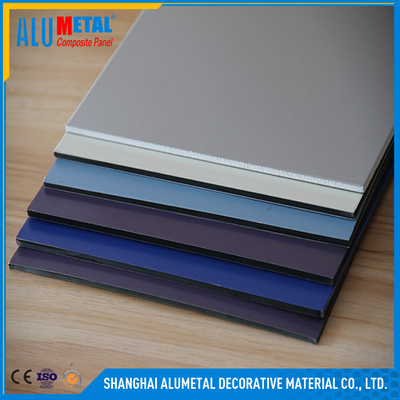Strati multipli del pannello composito di alluminio di abitudine 2mm PVDF per architettura