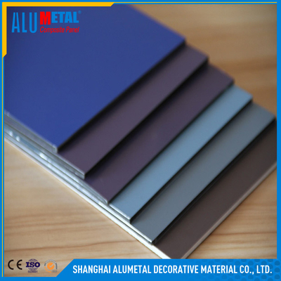 Strati multipli del pannello composito di alluminio di abitudine 2mm PVDF per architettura
