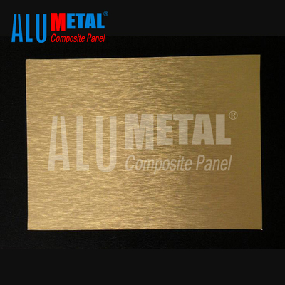 I pannelli di rivestimento compositi di alluminio durevoli rendono incombustibile per le decorazioni della facciata