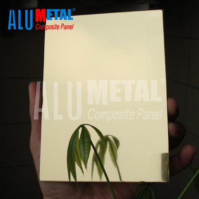 Certificato SGS a prova di muffa con pannello composito in alluminio spazzolato rame spesso 4 mm