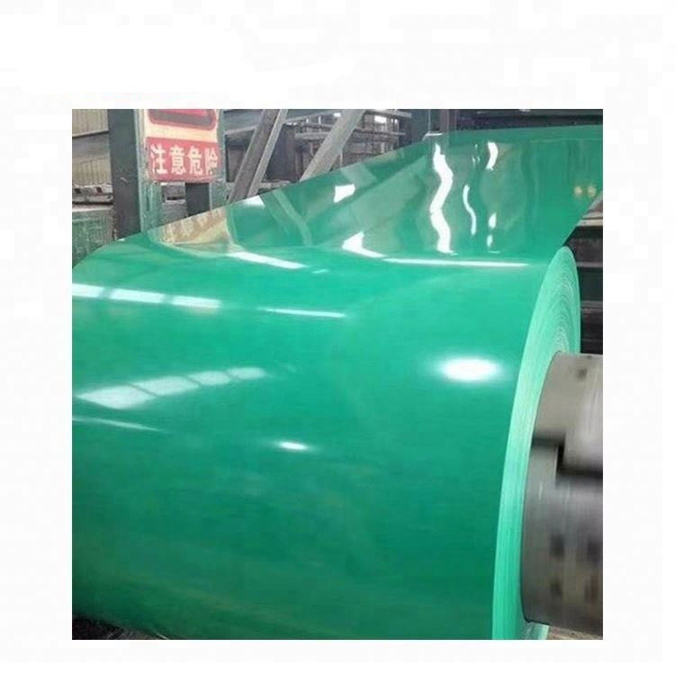 Il PVC di alluminio rivestito 8011 2500MM colorato della bobina ha ricoperto la bobina di alluminio 0.06MM della disposizione